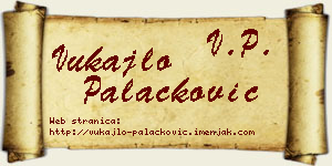 Vukajlo Palačković vizit kartica